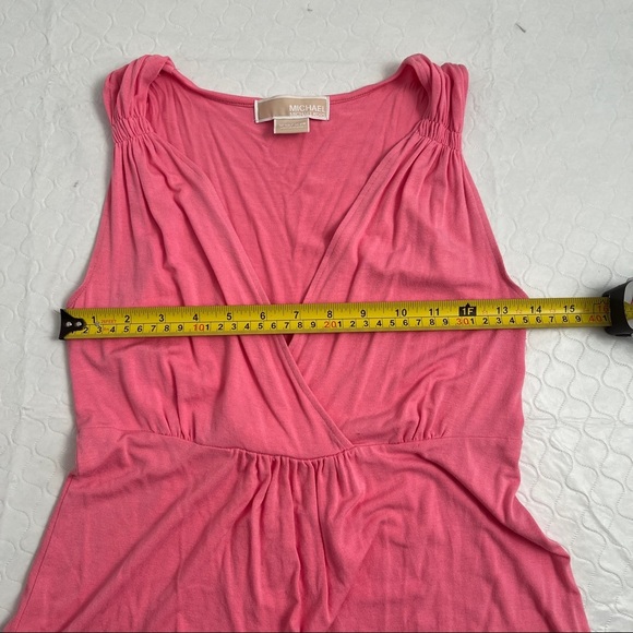 MICHAEL Michael Kors pink empire babydoll sleeveless top XS - Picture 6 of 8